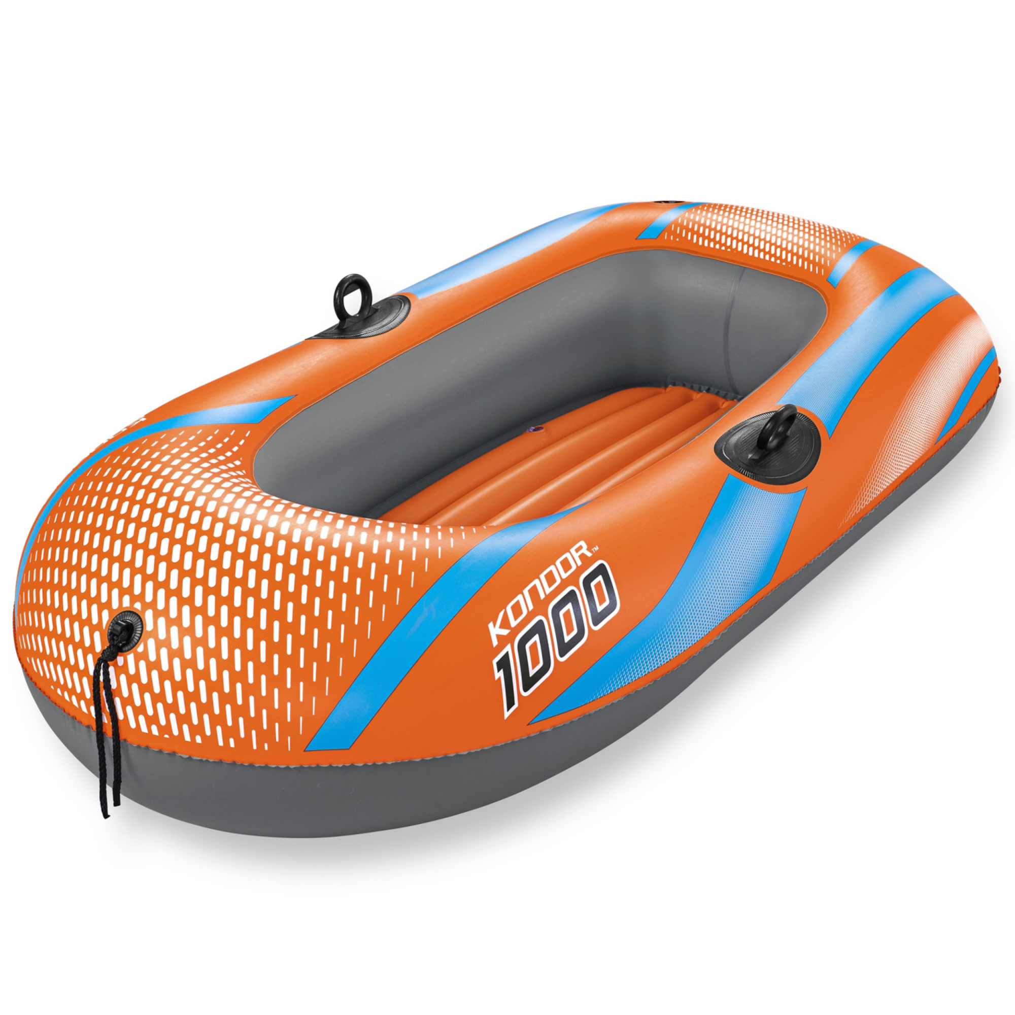 Bestway H2OGO! Kondor 1000 Raft, Youth Water Boat, Front Tie Rope, 4'11" x 33"